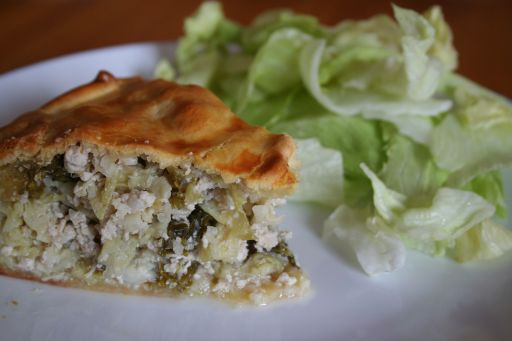 Granny-smith turkey pie