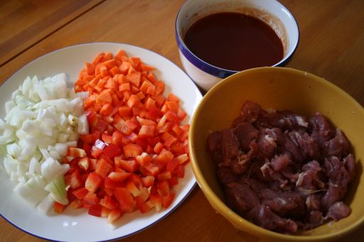 sweet & sour pork ingredients