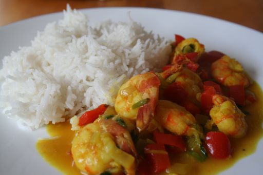 prawns in coconut gravy