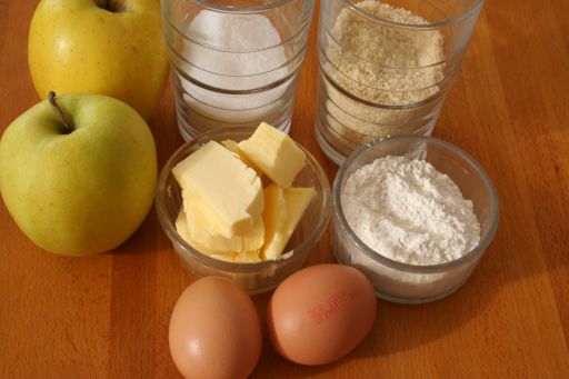 Almond apple pie Ingredients