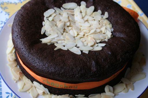 Rich & Moist Chocolate Almond Cake