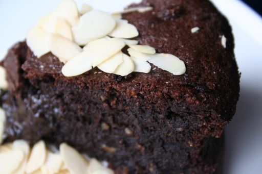 Rich & Moist Chocolate Almond Cake