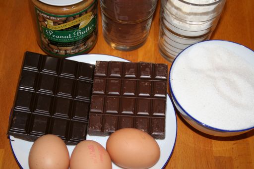 Triple Chocolates Sandwich Cookies with Peanut Butter Filling