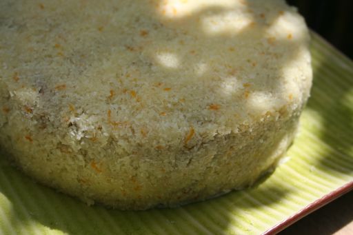 Orange Coconut Cake with Icing