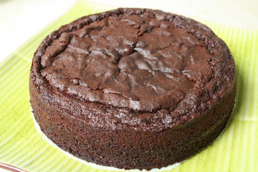 chocolate cake with chocolate icing