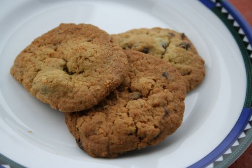 Coconut Chocolate Nut Cookies