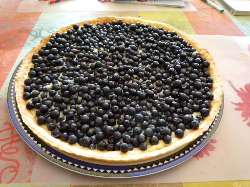 blueberry tart