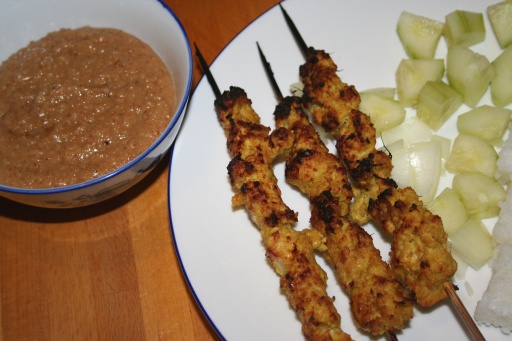 Thai Satay with Peanut Sauce