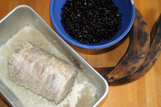 Cuban Roast Pork & Black Beans (Frijoles Negros)