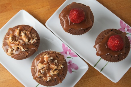 Chocolate Pear Cupcakes