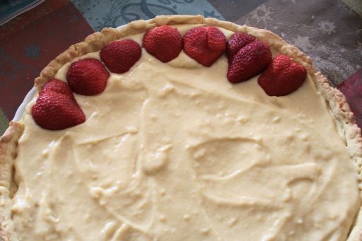 Strawberry Tart (with crème patissière)
