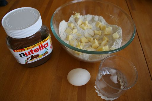 Choc-Hazelnut biscuits ingredients