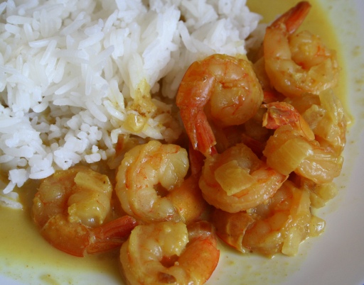 Curry Coconut Prawns